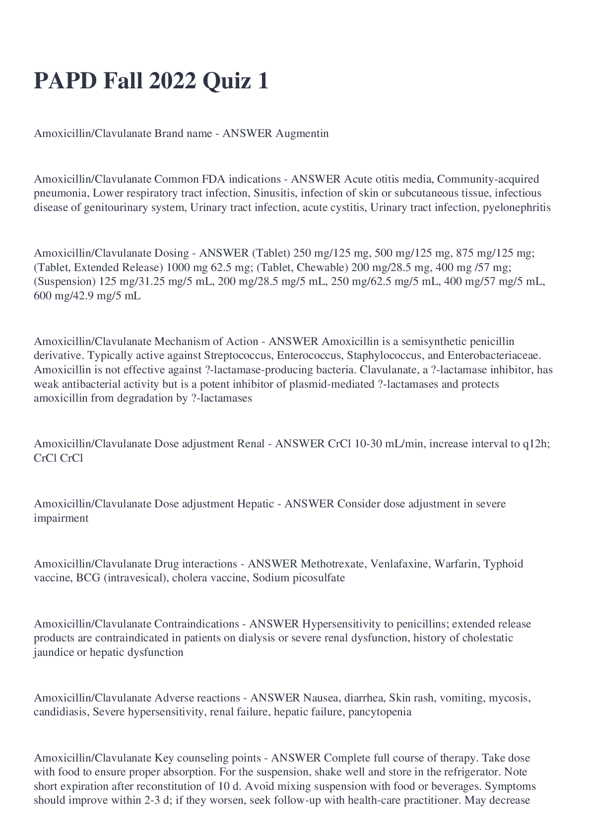 Preview image for PAPD Fall 2022 Quiz 1